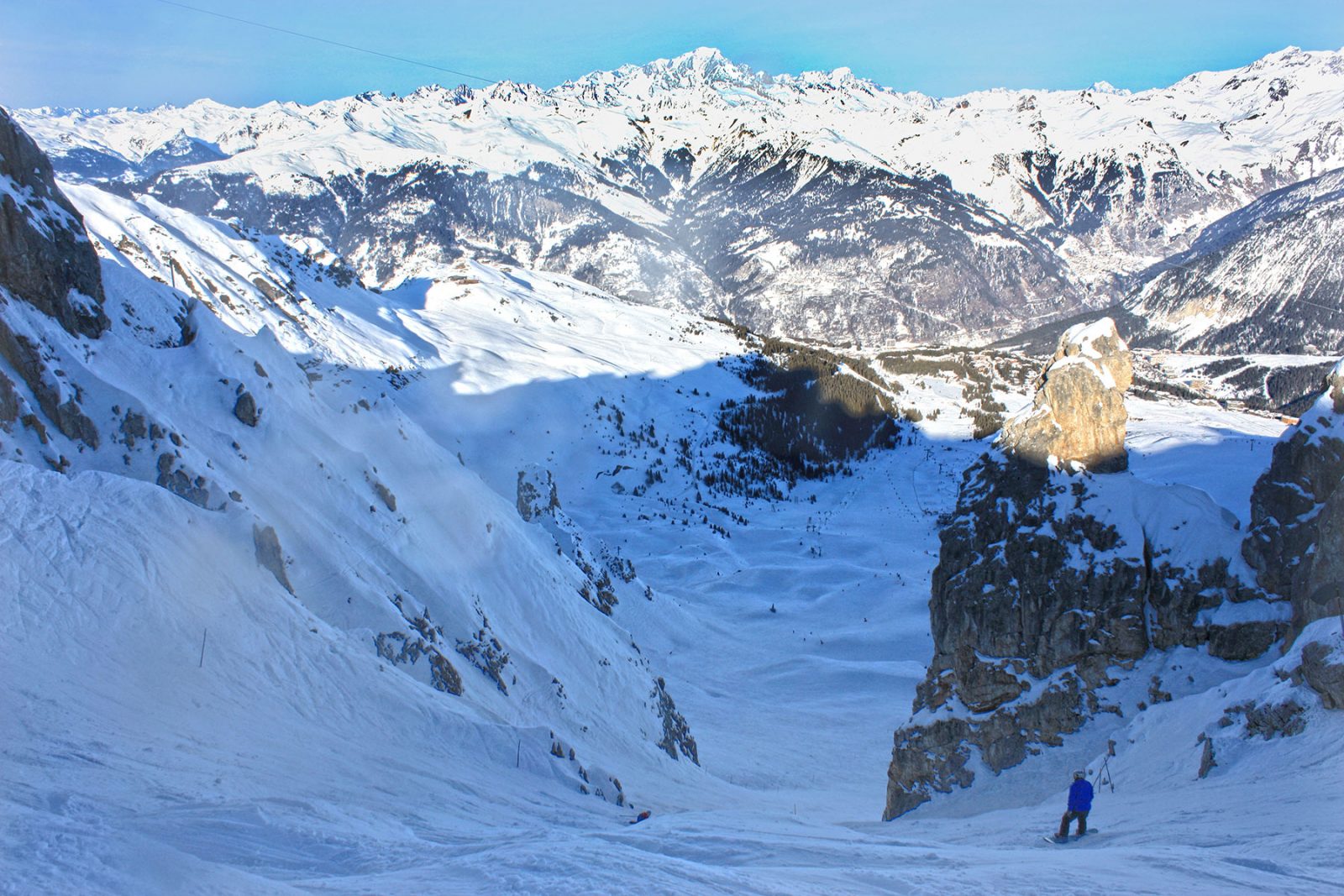 Grand Couloir, Courchevel, France. Scariest Ski And Snowboard Runs