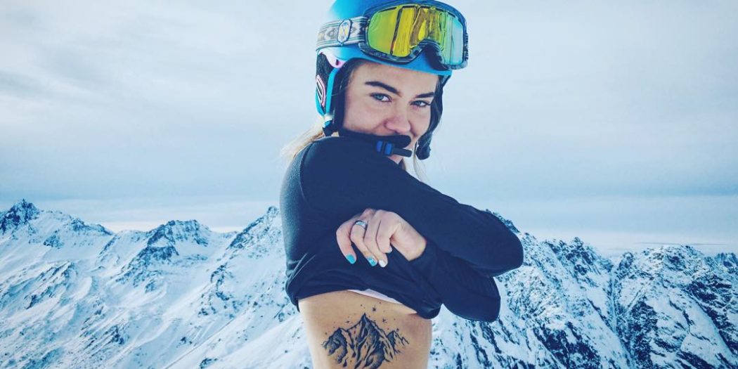 10 Ski and Snowboard Tattoos for Mountain Lovers