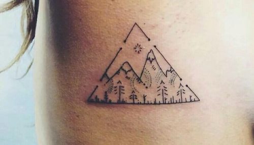 Discover 80+ small mountain tattoos latest - thtantai2